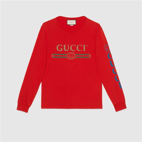 gucci shirts red|Gucci symbol t shirt.